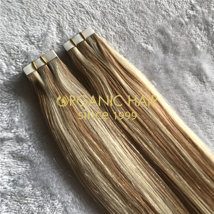 High quality tape in hair extensions color 12/60 C59